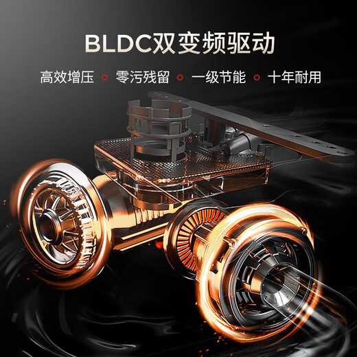 Whirlpool Onona series 15 sets of household large-capacity three-layer rotor spray embedded washing, disinfecting and drying machine dishwasher WDH7003BC