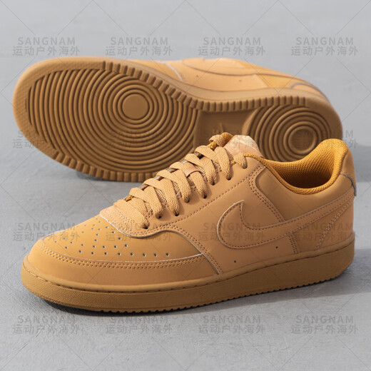耐克（NIKE）男鞋春季2025小麦色简版空军一号休闲运动板鞋CD5463 HQ4867-101 39