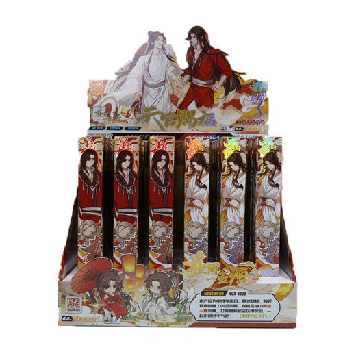 MPPMCK Tianguan Blessing New Blind Box Pen Creative Creative Cartoon Ins High-Precision Press Neutral Pen Rapidement Dry Black Eau X-6174 Time Agent Blind Box Box Random 6 0,5 mm 0,5 mm x Single