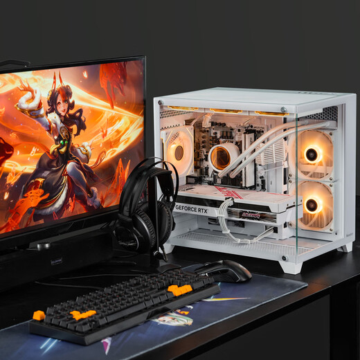 Colorful 24-issue interest-free ultra 7 265KF/14700KF/RTX5060Ti/5060 card-free white sea view room assembly computer desktop game console diy complete machine 5 U7 265KF+no card+1T+16G 16G