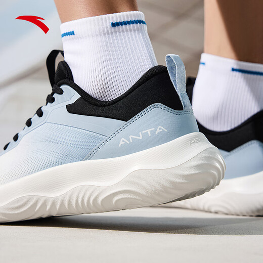 ANTA Shenxing Men's Shoes One-piece Mesh Sports Shoes Autumn and Winter New Breathable Lightweight Running Training Shoes Shopping Mall Same Style