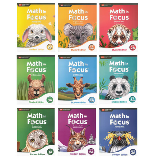 
[Original Import] Singapore Math Junior High School Math in Focus Middle School New Edition 678 Grade Mathematics Textbook Course 1A1B2A2B3A3B Textbook Exercise Book Spot Course 1A Exercise Book (6th Grade)