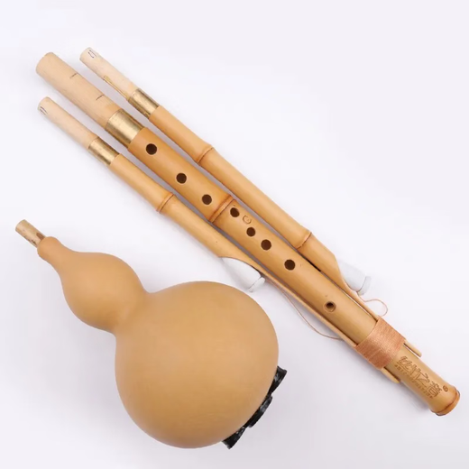丝竹之音金竹原九孔葫芦丝成人演奏通用型名族管弦乐器 C调+8