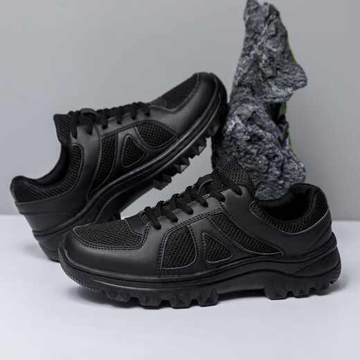 
Casual shoes men's black mesh breathable sports shoes military training shoes running shoes work labor protection shoes men's walking shoes training website 41