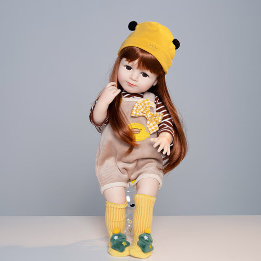 Doris 55cm Wiedergeburt Simulation Doll Badeprinzessin Geschenkbox Spielzeug Dress Up Baby Girl Geburtstag Geschenk Geschenk