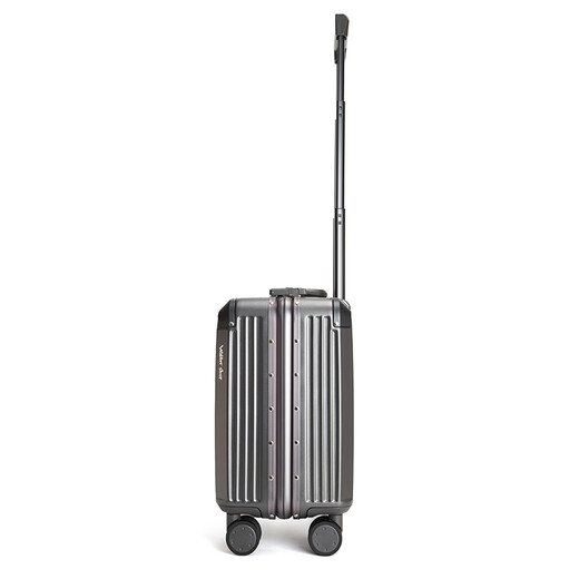 Walker Shop Light Luxury Brand Luggage 2025 New Small Boarding Suitcase Trolley Case 18-inch Lightweight Aluminum Frame Travel Case Temperament Gray 18-inch