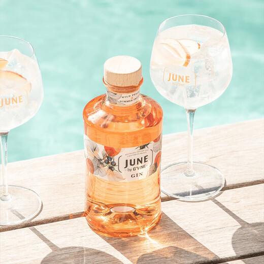 Fengzhi Ji Enlixiang Taoxiang Gin JUNE GVINE French imported gin wine prepared with foreign wine spirits Ji Enlixiang Gin 700mL 1 bottle