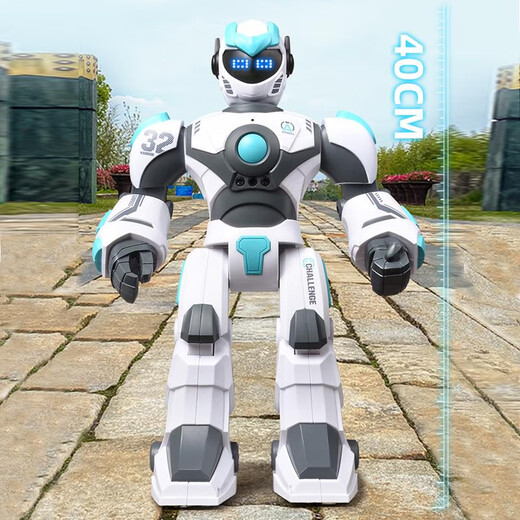 
Shantoulin Village intelligent remote control robot can sing and programming technology sensing early childhood education boys children's toys birthday gifts Smart luxury pet planet version white + intelligent robot dog hand official standard configuration