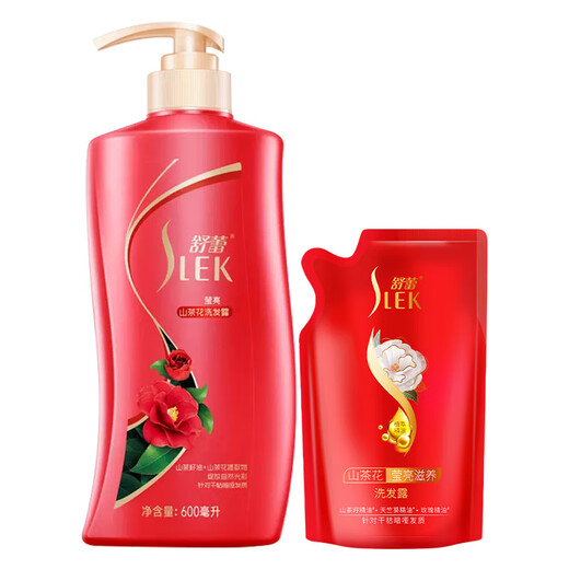 
Shulei Shampoo Glossy and Soft Moisturizing Anti-dandruff Control Shampoo, Universal Shampoo, Shower Gel Set, Camellia Shampoo 600ml+Shash 255ml