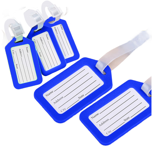 Oumai Luggage Card Travel Travel Trip Suitcase Card Card Bag Sign Seard Название карты Идентификационная карта Антиклассная карта с багажным тегом 3 пакет смешанные цвета
