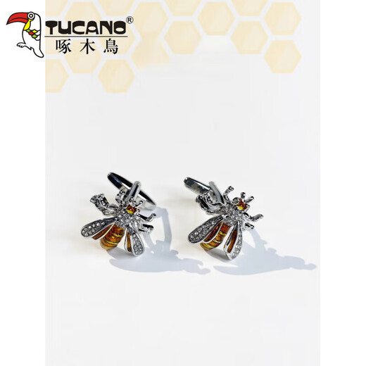 Tucano; Woodpecker Brand New French Insect en forme de personnalité d'abeille Personnalise de bouffée de mode Texture de marié