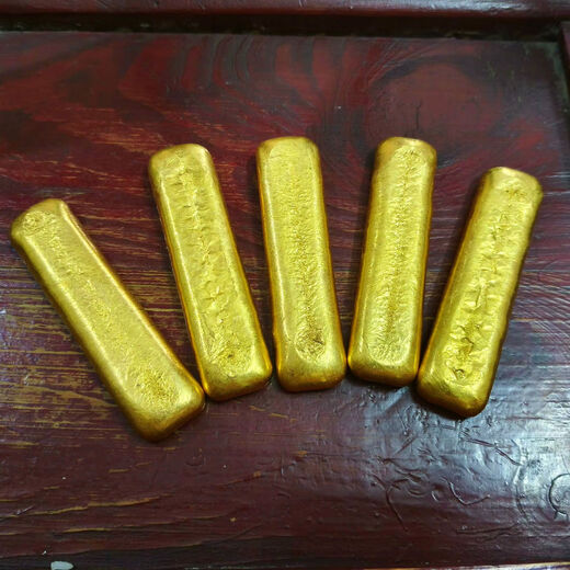 Sikkim, South Africa, high imitation gold bars, non-discoloring, tools for random cutting, molding, wealth-seeking ornaments, gold bars 100g