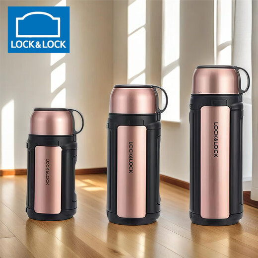 乐扣乐扣（locknlock）户外旅行车载大容量1L15L18L保温壶 lhc141 lhc1413金色-有背带14132L1.8L