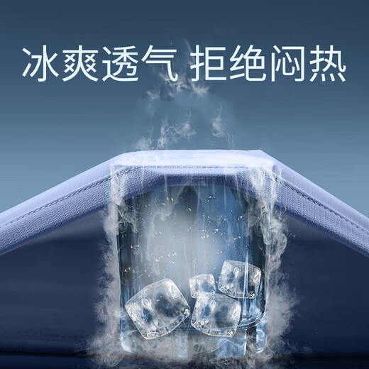 艾伦伯顿健身衣服男跑步速干背心运动套装夏季冰丝无袖t恤青少年篮球训练 背心两件套-蓝色 M 【115-130斤】