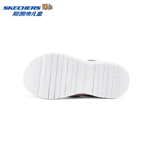 Skechers Children's Small Armor Sandals Girls Velcro Casual Comfortable Toe Beach Shoes 303274L Girls/Grey/Light Pink/GYLP 36