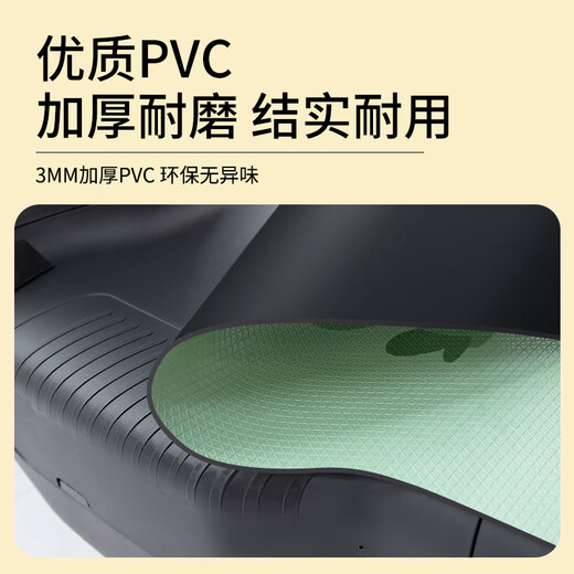 万沁珊深远T300电瓶车电动车专用脚垫脚踩脚踏垫踏板垫改装配件大全装饰 深远t300专用库洛米P3519