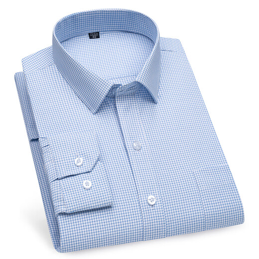 利郎男装商务正装长袖白衬衫大码宽松职业短袖潮流方领黑色韩版衬衣 6623 38 均码