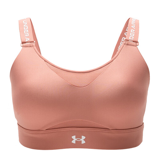 安德玛（Under Armour）官方内衣女 夏季新款运动内衣跑步健身瑜伽训练舒适透气文胸女装 1384112-696 /玫瑰红 XS A-C