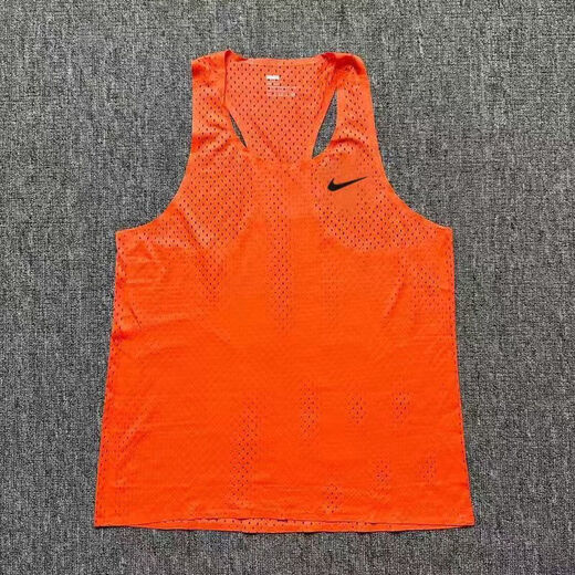 NBA KIDS-NIKE体育训练套装男女马拉松跑步无袖健身背心运动田径速干短裤 耐克大网眼白色背心+三分裤打钩 耐克L