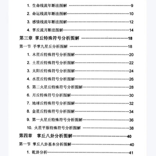 Traditionelle chinesische Studienkultur lu Fan <Praktische Analyse und Illustration von Palmmuster> 3 Bücher, 844 Seiten, 32 Öffnungen