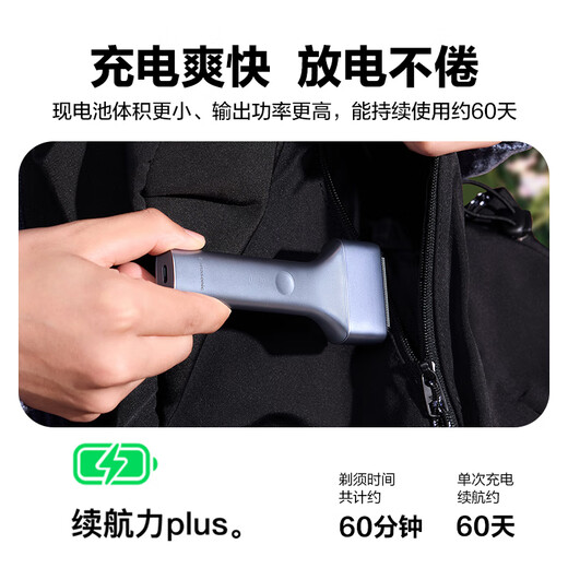 
Panasonic electric shaver portable model Magnetic levitation shaver Air Slim reciprocating electric shaver Type-c Birthday gift for men TM20 Gray