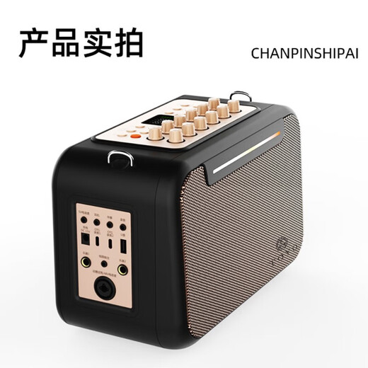 TOYO T6 musical instrument guitar audio playing and singing karaoke internal recording box electric blowpipe saxophone Bluetooth live broadcast customized model blue + bag + microphone