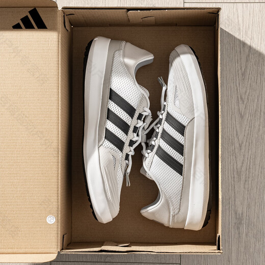 ADIDAS阿迪达斯官方正品溯溪鞋男鞋女鞋2025夏季新款涉水鞋休闲运动鞋 米白/黑JP6630 40