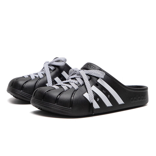 阿迪达斯 （adidas）男女鞋正品2025夏季新款运动休闲轻便凉拖鞋情侣大头洞洞鞋沙滩鞋 JH9848 40.5