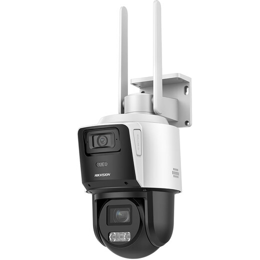 HIKVISION海康威视外摄像头室外户外4G监控12倍变焦摄像头双400万像素全彩夜视人车形侦测声光警报双向语音