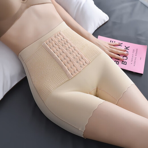 GPHF Japanese high waist belly-closing pants strong belly-closing and strong hip lifting pants for women postpartum shaping and waist-burning underwear single strip 9922 black M (90-105Jin [Jin equals 0.5 kg]