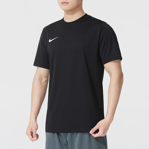 Nike (Nike) Anzug Herrenkleidung 2025 Sommer New Sportswear Fitness Training Schnelltrockne atmungsaktives Kurzärärmel-T-Shirt gewebte Shorts Fußballtraining Fitness/2-teilige Set/Show-Bilder, um 10 l (175) zu kehren-kündigte Gewicht 140-160jin [Jin gleich 0,5 kg]