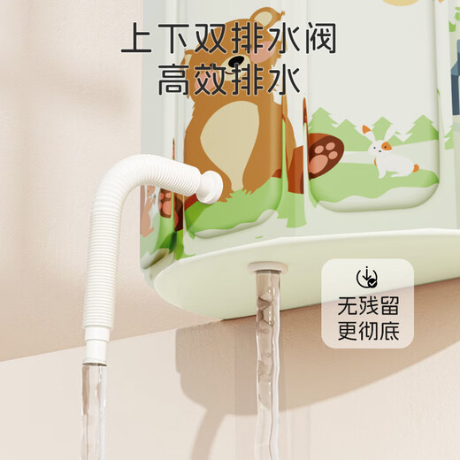 Dr. Ma Children's Bath Bucket Bath Swimming Bucket Foldable Swimming Pool Bathing Household Bath Bath Bucket Green