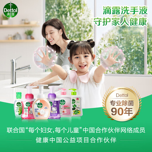 Dettol Healthy Antibacterial Hand Sanitizer Moisturizing and Protecting 500g Disinfection and Antibacterial 99.99% Suitable for Children No Alcohol