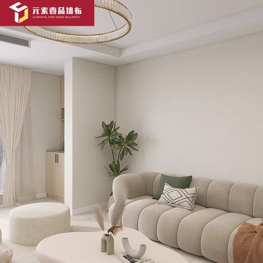 甜苗苗屋墙布无缝2024新款壁布现代简约素色轻奢客厅卧室家用定制 (收藏 仅墙布16.8元/平全包价29.8元/平 1