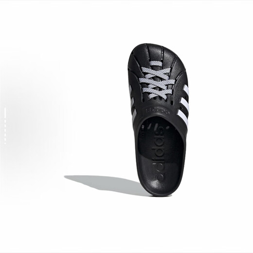 Adidas Adilette Clogs Удобные и износостойкие спортивные тапочки EVA для мужчин и женщин, и тот же стиль бежевый и черный JH9848 Черно-белый 46 (285 мм)