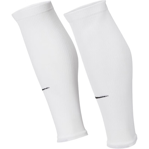NIKE耐克 男士速干足球小腿护套一对装 DH6621-100 D DH6621-100 L