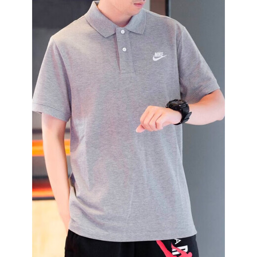 NIKE耐克正品POLO衫男纯棉翻领短袖新款运动T恤宽松休闲装CJ4457 混色_FN3897-010 纯棉透气 官方 S 推荐100-120斤