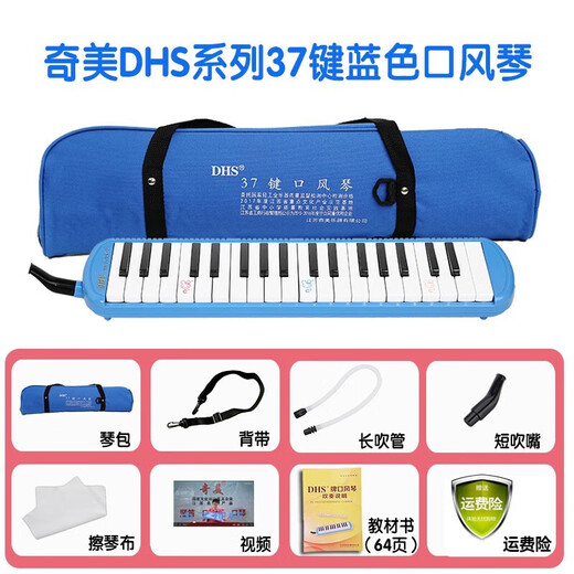 DHS Organ 37 / Key 32 Key Beginners École primaire École de classe Playing Children's Wind Instrument Harmonic 37 Key Black + Full Set