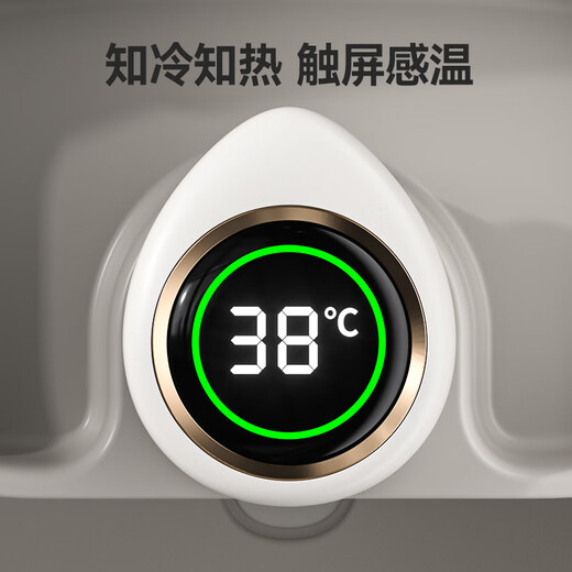 奔麦婴儿游泳桶儿童泡澡桶家用宝宝洗澡盆沐浴桶大号可坐 紫【实时感温 双层加厚】+浴凳