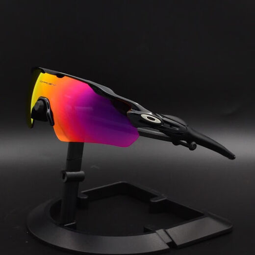 欧克利（OAKLEY）O9275骑行眼镜户外运动跑步防风沙偏光墨镜5镜片装带近视框太阳镜 黑框黑片(偏光) 单支-送普通镜盒