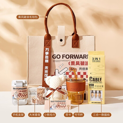 Aimeili Graduation Gift Souvenir Business Company Customalized Team Building pour envoyer des employés et des clients Saut-cadeaux pratiques haut de gamme Souvenirs en feutre d'été Souvenirs 18
