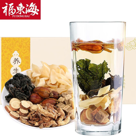 福东海菊苣栀子茶菊苣根百合桑叶茶青钱柳葛根 菊苣栀子茶120克 1盒