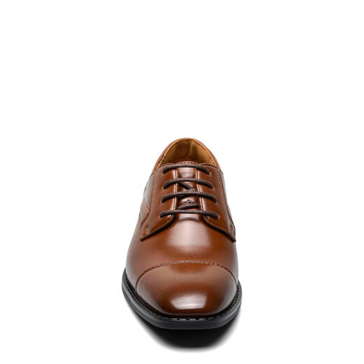 Stacy Adams Boys Kallum Cape Oxford Shoes, Cognac, 5 Big Kid, Cognac Cognac 5 Big Kid