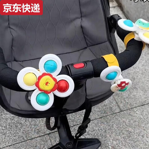 Posaborador de juguete de cochecito de cochecito Mesa de comedor Copa de succión Copa de succión Baby Los juguetes de silla de comedor de educación temprana se pueden morder pulsera de pulsera de silicona + paquete de taza de succión 3 o