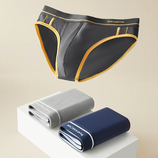 
Cat Man Pure Cotton 7A Antibacterial Men's Briefs Men's Briefs with Mullet Silk Inner Shorts Men's Briefs