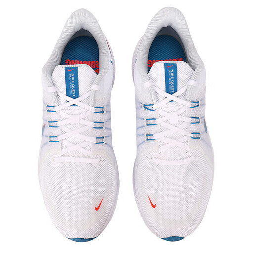 Nike (Nike) offizielles Schiffsgeschäft Herrenschuhe, neue komfortable Sportschuhe, Reisebleichtschuhe, Low-Top-Laufschuhe DA1105-101/Quest 4 42.5 Polster