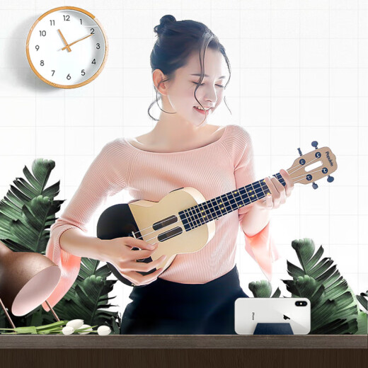 Музыкальный пароль (музыкальный пароль) [Новый продукт] Smart Ukulele Cookie для девочек -детей для начинающих для мужчин маленькая гитара 618 Классическая печенья модель 23 дюйма