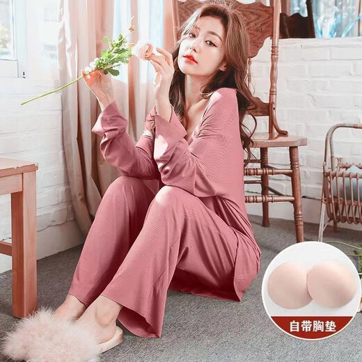 姿伟祺长袖睡裙女小个子家居服感2025 681#雅白色翻领裙(版) 175 L (95-110斤)
