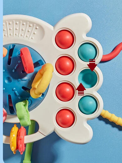 
DYAI baby toys 0-1 year old baby coaxing artifact 3-6 months five or six 9-12 fingers fine lala music Red octopus lala music four-in-one