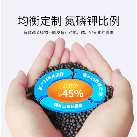 OLOEY金正大复合肥料三元通用型硫酸钾肥瓜果蔬菜花卉追肥菜园子 100斤(地主常选)